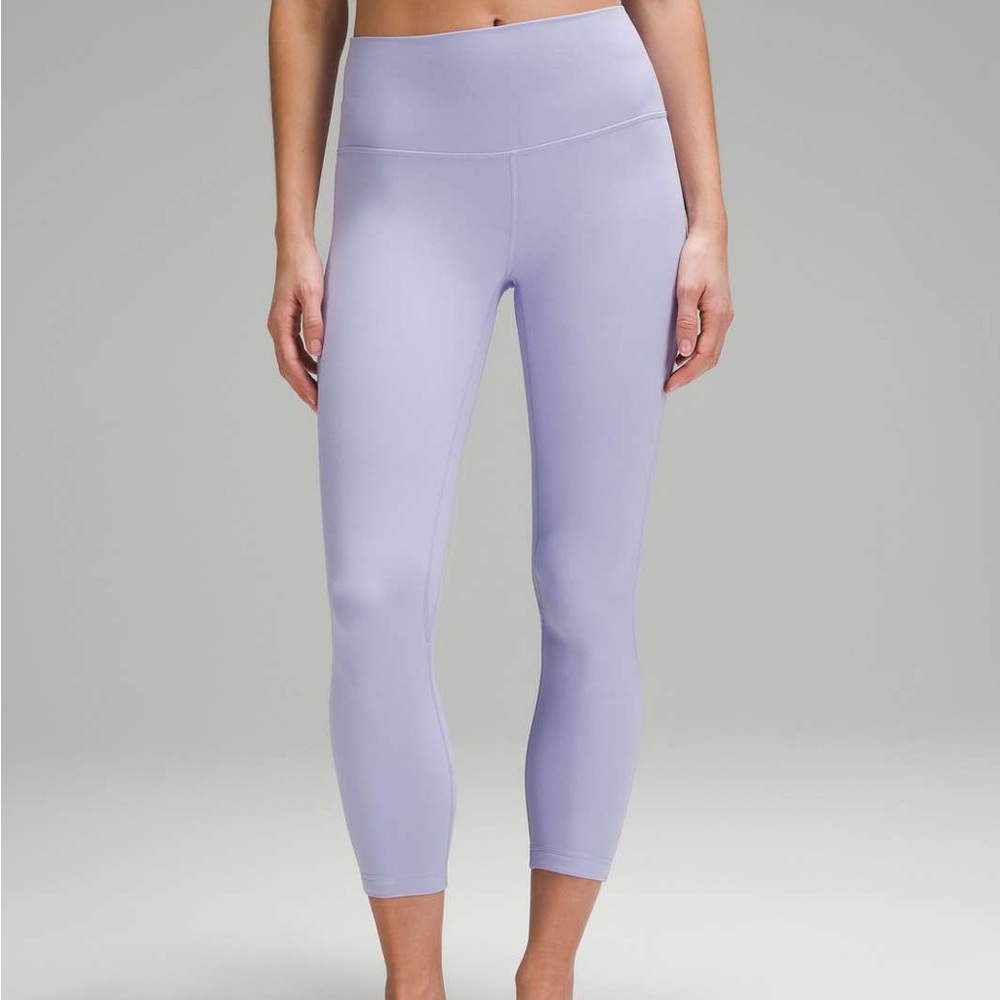 Lululemon Align High Rise Pant Pockets Leggings 25” Lilac Smoke 4 (Small)